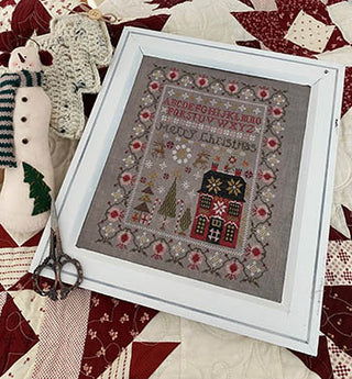 Merry Christmas Sampler Cross Stitch Pattern by Pansy Patch Quilts and Stitchery - Premium Pattern, Cross Stitch from Pansy Patch Quilts and Stitchery - Just $16! Shop now at Crossed Hearts Needlework & Design