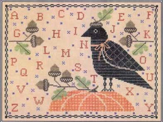 Miss Raven's Pumpkin Sampler Cross Stitch Pattern by Artful Offerings *NEW* - Premium Pattern, Cross Stitch from Artful Offerings™ - Just $12! Shop now at Crossed Hearts Needlework & Design