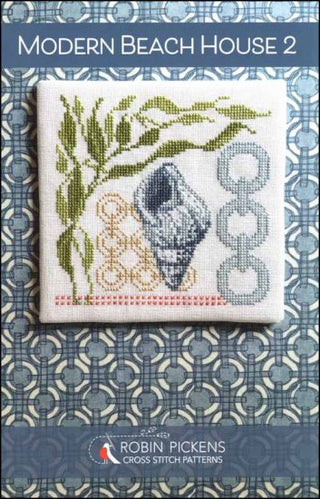 Modern Beach House 2 Cross Stitch Pattern by Robin Pickens *NEW*