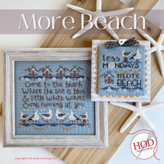 More Beach Cross Stitch Pattern by Hands On Design - Premium Pattern, Cross Stitch from Hands On Design - Just $10! Shop now at Crossed Hearts Needlework & Design