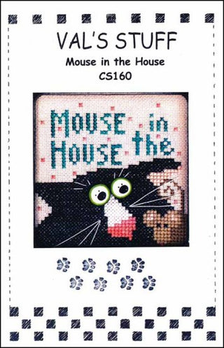 Mouse In The House Cross Stitch Pattern by Val's Stuff - Premium Pattern, Cross Stitch from Val's Stuff - Just $7! Shop now at Crossed Hearts Needlework & Design