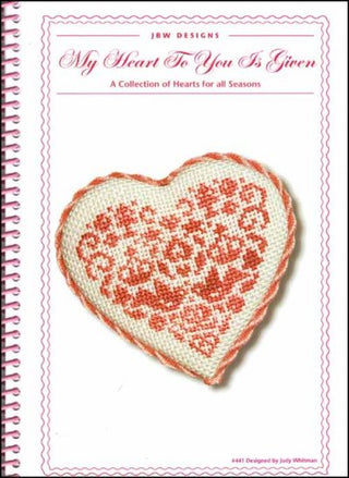 My Heart To You Is Given Cross Stitch Pattern by JBW Designs - Premium Pattern, Cross Stitch from JBW Designs - Just $20! Shop now at Crossed Hearts Needlework & Design