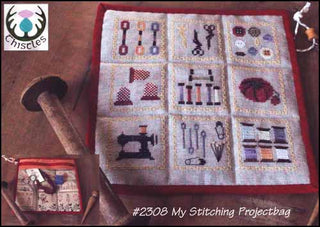 My Stitching Projectbag Cross Stitch Pattern by Thistles - Premium Pattern, Cross Stitch from Thistles - Just $14! Shop now at Crossed Hearts Needlework & Design