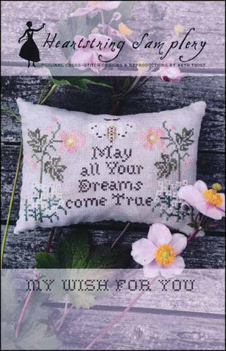 My Wish For You Cross Stitch Pattern by Heartstring Samplery - Premium Pattern, Cross Stitch from Heartstring Samplery - Just $10! Shop now at Crossed Hearts Needlework & Design