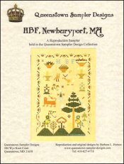 HBF, Newburyport, MA Cross Stitch Pattern by Queenstown Sampler Designs - Premium Pattern, Cross Stitch from Queenstown Sampler Designs - Just $24! Shop now at Crossed Hearts Needlework & Design