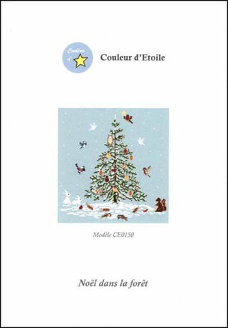 Noel Dans La Foret Cross Stitch Pattern by Couleur d'Etoile - Premium Pattern, Cross Stitch from Couleur d'Etoile - Just $12.20! Shop now at Crossed Hearts Needlework & Design