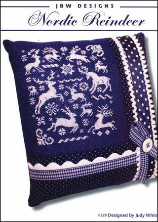 Nordic Reindeer Cross Stitch Pattern by JBW Designs - Premium Pattern, Cross Stitch from JBW Designs - Just $12! Shop now at Crossed Hearts Needlework & Design