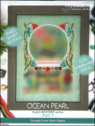 Ocean Pearl Series Part 1 Cross Stitch Pattern by Tiny Modernist - Premium Pattern, Cross Stitch from Tiny Modernist - Just $6! Shop now at Crossed Hearts Needlework & Design