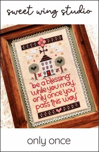 Only Once Cross Stitch Pattern by Sweet Wing Studio - Premium Pattern, Cross Stitch from Sweet Wing Studio - Just $10! Shop now at Crossed Hearts Needlework & Design