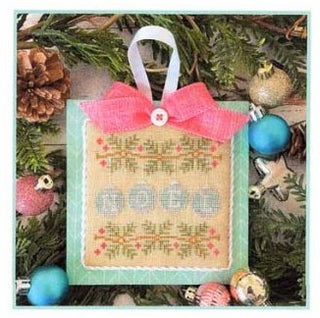 Pastel Ornament Part 12: Noel Ornament Cross Stitch Pattern by Country Cottage Needleworks *NEW* - Premium Pattern, Cross Stitch from Country Cottage Needleworks - Just $7! Shop now at Crossed Hearts Needlework & Design