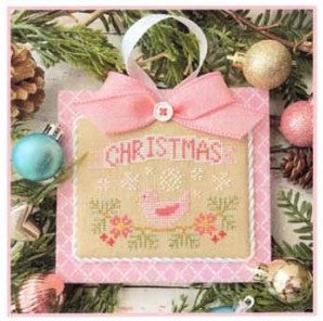 Pastel Ornament Part 5: Christmas Bird Cross Stitch Pattern by Country Cottage Needleworks - Premium Pattern, Cross Stitch from Country Cottage Needleworks - Just $7! Shop now at Crossed Hearts Needlework & Design