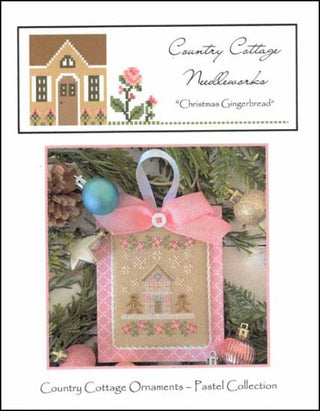 Pastel Ornament Part 7 Christmas Gingerbread Cross Stitch Pattern by Country Cottage Needleworks *NEW* - Premium Pattern, Cross Stitch from Country Cottage Needleworks - Just $7! Shop now at Crossed Hearts Needlework & Design