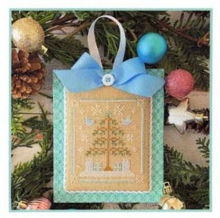 Pastel Ornament Part 8: Frosty Christmas Cross Stitch Pattern by Country Cottage Needleworks *NEW* - Premium Pattern, Cross Stitch from Country Cottage Needleworks - Just $7! Shop now at Crossed Hearts Needlework & Design