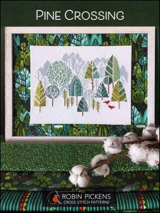 Pine Crossing Cross Stitch Pattern by Robin Pickens *NEW* - Premium Pattern, Cross Stitch from Robin Pickens - Just $10! Shop now at Crossed Hearts Needlework & Design