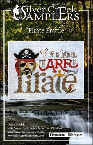 Pirate Prattle Cross Stitch Pattern by Silver Creek Samplers *NEW* - Premium Pattern, Cross Stitch from Silver Creek Samplers - Just $13! Shop now at Crossed Hearts Needlework & Design