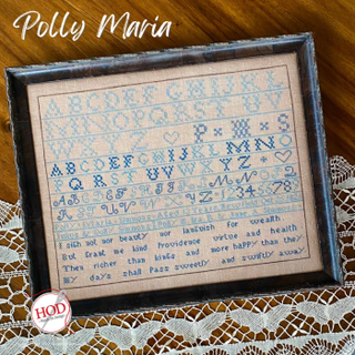 Polly Maria Cross Stitch Pattern by Hands On Design - Premium Pattern, Cross Stitch from Hands On Design - Just $24! Shop now at Crossed Hearts Needlework & Design