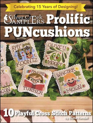 Prolific PUNcushions Cross Stitch Pattern by Silver Creek Samplers - Premium Pattern, Cross Stitch from Silver Creek Samplers - Just $28! Shop now at Crossed Hearts Needlework & Design