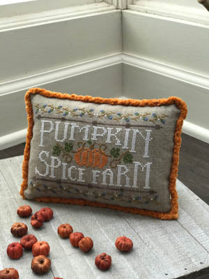 Pumpkin Spice Farm Cross Stitch Pattern by Hands On Design - Premium Pattern, Cross Stitch from Hands On Design - Just $8! Shop now at Crossed Hearts Needlework & Design