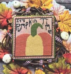 Pumpkin Time Cross Stitch Pattern by Ladybug Stitches *NEW* - Premium Pattern, Cross Stitch from Ladybug Stitches - Just $6! Shop now at Crossed Hearts Needlework & Design