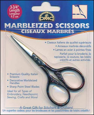 Purple Essence Marbelized Embroidery Scissors by DMC - Premium Embroidery Scissors from DMC® - Just $9.96! Shop now at Crossed Hearts Needlework & Design