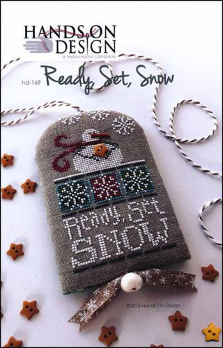 Ready, Set, Snow Cross Stitch Pattern by Hands On Design - Premium Pattern, Cross Stitch from Hands On Design - Just $7! Shop now at Crossed Hearts Needlework & Design