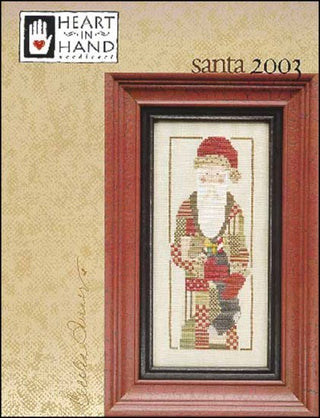 Santa 2003 Cross Stitch Pattern by Heart In Hand Needleart - Premium Pattern, Cross Stitch from Heart In Hand Needleart - Just $8! Shop now at Crossed Hearts Needlework & Design