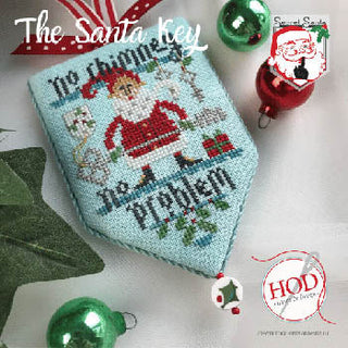 The Santa Key Secret Santa Series Cross Stitch Pattern by Hands On Design - Premium Pattern, Cross Stitch from Hands On Design - Just $6! Shop now at Crossed Hearts Needlework & Design