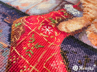 Santa's Helper Needlecraft Kit by Merejka *NEW* - Premium Needlecraft Kit from Merejka - Just $95! Shop now at Crossed Hearts Needlework & Design