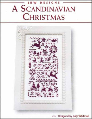 Scandinavian Christmas Cross Stitch Pattern by JBW Designs - Premium Pattern, Cross Stitch from JBW Designs - Just $10! Shop now at Crossed Hearts Needlework & Design