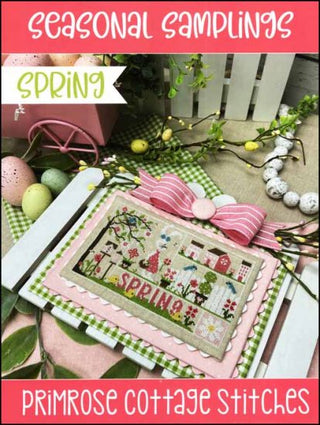 Seasonal Samplings: Spring Cross Stitch Pattern by Primrose Cottage Stitches - Premium Pattern, Cross Stitch from Primrose Cottage Stitches - Just $14! Shop now at Crossed Hearts Needlework & Design