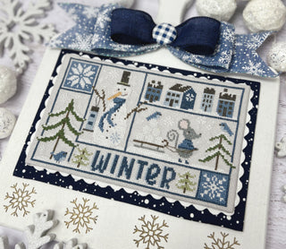 Seasonal Samplings: Winter Cross Stitch Pattern by Primrose Cottage Stitches - Premium Pattern, Cross Stitch from Primrose Cottage Stitches - Just $14! Shop now at Crossed Hearts Needlework & Design