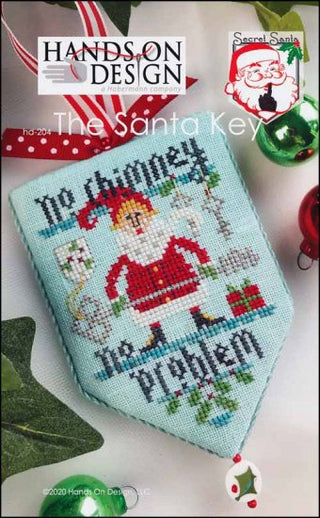 The Santa Key Secret Santa Series Cross Stitch Pattern by Hands On Design - Premium Pattern, Cross Stitch from Hands On Design - Just $6! Shop now at Crossed Hearts Needlework & Design