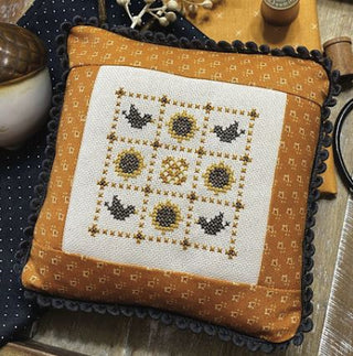 September Nine Patch: Lindsey's Nine Patch Series Cross Stitch Pattern by Primrose Cottage Stitches - Premium Pattern, Cross Stitch from Primrose Cottage Stitches - Just $6! Shop now at Crossed Hearts Needlework & Design