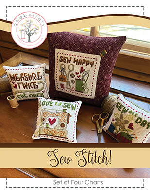 Sew Stitch! Cross Stitch Pattern by Anabella's - Premium Pattern, Cross Stitch from Anabella's - Just $16! Shop now at Crossed Hearts Needlework & Design