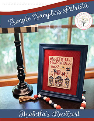 Simple Samplers Patriotic Cross Stitch Pattern by Anabella's - Premium Pattern, Cross Stitch from Anabella's - Just $11! Shop now at Crossed Hearts Needlework & Design