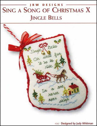 Sing A Song Of Christmas 10 'Jingle Bells' Cross Stitch Pattern by JBW Designs - Premium Pattern, Cross Stitch from JBW Designs - Just $8! Shop now at Crossed Hearts Needlework & Design