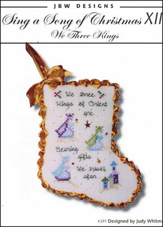 Sing A Song Of Christmas 13 'We Three Kings' Cross Stitch Pattern by JBW Designs - Premium Pattern, Cross Stitch from JBW Designs - Just $10! Shop now at Crossed Hearts Needlework & Design