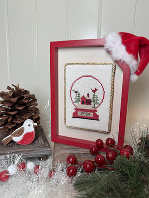 Snow Globe 2024 Cross Stitch Pattern by Anabella's *NEW* - Premium Pattern, Cross Stitch from Anabella's - Just $8! Shop now at Crossed Hearts Needlework & Design