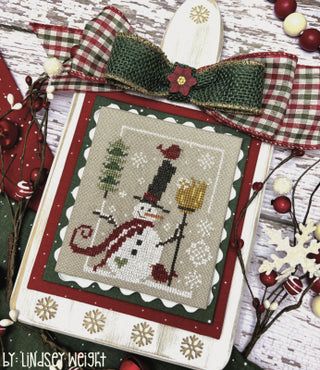 Snowman 2023 Cross Stitch Pattern by Primrose Cottage Stitches - Premium Pattern, Cross Stitch from Primrose Cottage Stitches - Just $8! Shop now at Crossed Hearts Needlework & Design