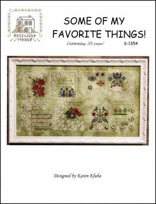 Some Of My Favorite Things Cross Stitch Pattern by Rosewood Manor - Premium Pattern, Cross Stitch from Rosewood Manor - Just $17! Shop now at Crossed Hearts Needlework & Design