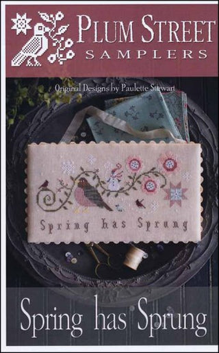 Spring Has Sprung Cross Stitch Pattern by Plum Street Samplers - Premium Pattern, Cross Stitch from Plum Street Samplers - Just $10! Shop now at Crossed Hearts Needlework & Design