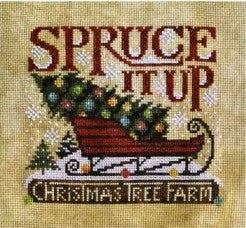 Spruce It Up Cross Stitch Pattern by Silver Creek Samplers - Premium Pattern, Cross Stitch from Silver Creek Samplers - Just $13! Shop now at Crossed Hearts Needlework & Design