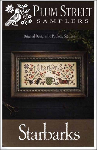 Starbarks Cross Stitch Pattern by Plum Street Samplers - Premium Pattern, Cross Stitch from Plum Street Samplers - Just $10! Shop now at Crossed Hearts Needlework & Design