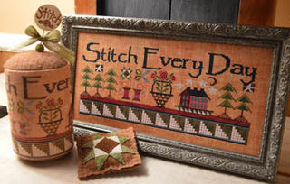 Stitch Every Day Cross Stitch Pattern by Hands On Design - Premium Pattern, Cross Stitch from Hands On Design - Just $12! Shop now at Crossed Hearts Needlework & Design