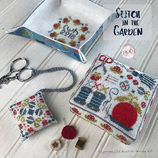 Stitch In The Garden Cross Stitch Pattern by Hands On Design - Premium Pattern, Cross Stitch from Hands On Design - Just $12! Shop now at Crossed Hearts Needlework & Design