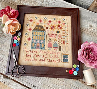 Stitcher's Retreat House Counted Cross Stitch Pattern by Pansy Patch Quilts and Stitchery - Premium Pattern, Cross Stitch from Pansy Patch Quilts and Stitchery - Just $13! Shop now at Crossed Hearts Needlework & Design