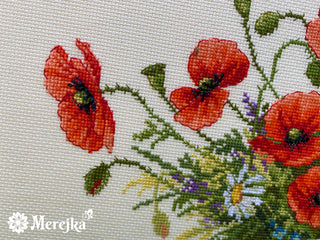 Summer Still Life Needlecraft Kit by Merejka *NEW* - Premium Needlecraft Kit from Merejka - Just $69! Shop now at Crossed Hearts Needlework & Design