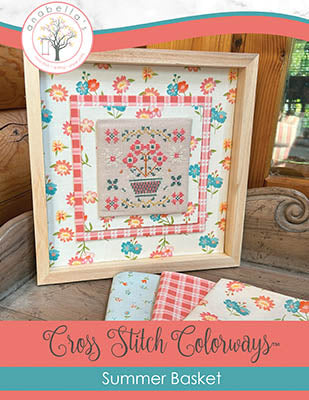 Summer Basket: Cross Stitch Colorways™ Cross Stitch Pattern by Anabella's *NEW* - Premium Pattern, Cross Stitch from Anabella's - Just $8! Shop now at Crossed Hearts Needlework & Design