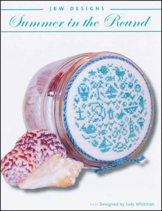 Summer In The Round Cross Stitch Pattern by JBW Designs - Premium Pattern, Cross Stitch from JBW Designs - Just $10! Shop now at Crossed Hearts Needlework & Design