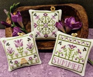 Summer on the Square Cross Stitch Pattern by ScissorTail Designs NEW! - Premium Pattern, Cross Stitch from ScissorTail Designs - Just $11.50! Shop now at Crossed Hearts Needlework & Design